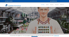 Desktop Screenshot of la-graine-informatique.fr